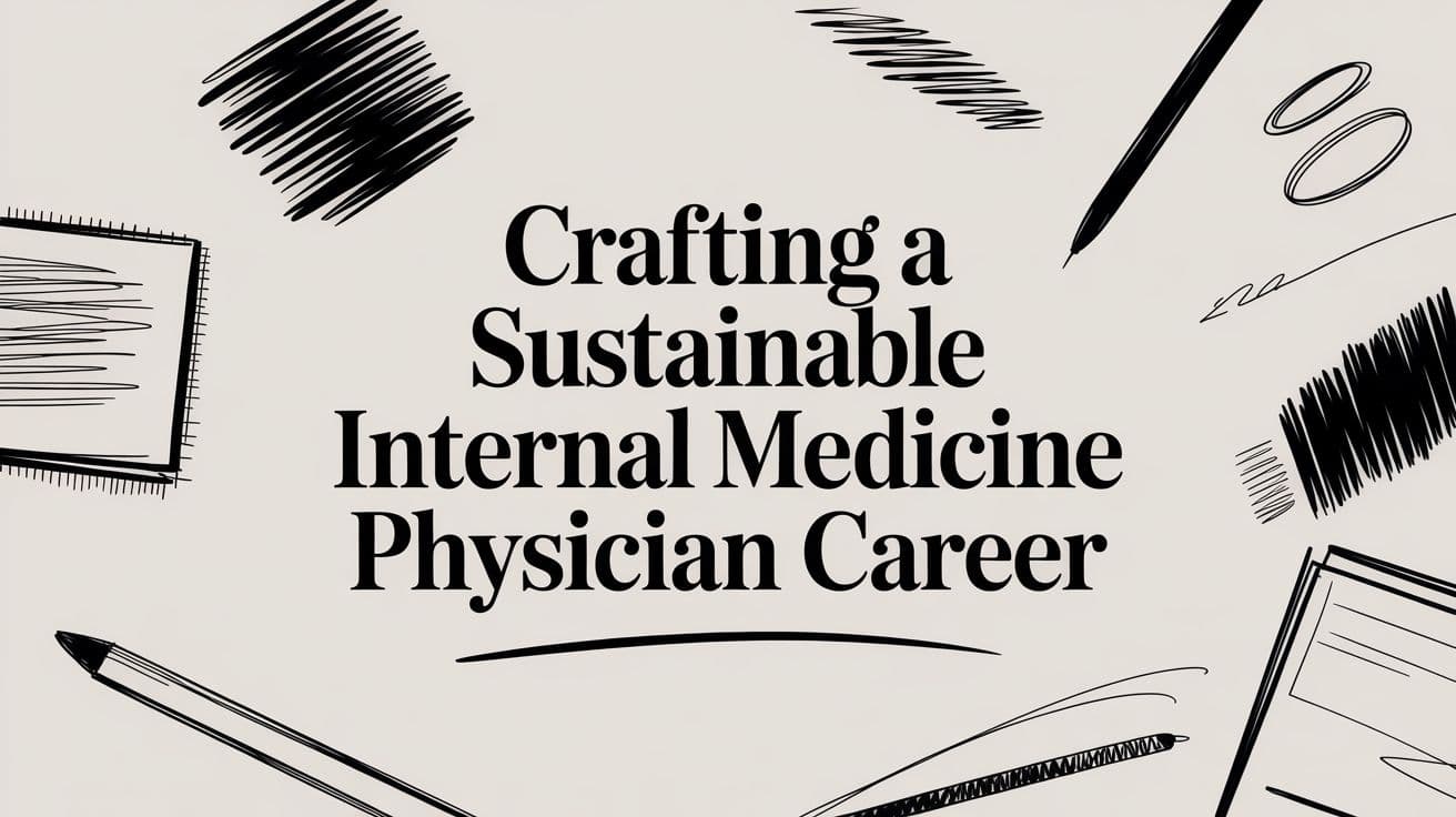 Crafting a Sustainable Internal Medicine Physician Career