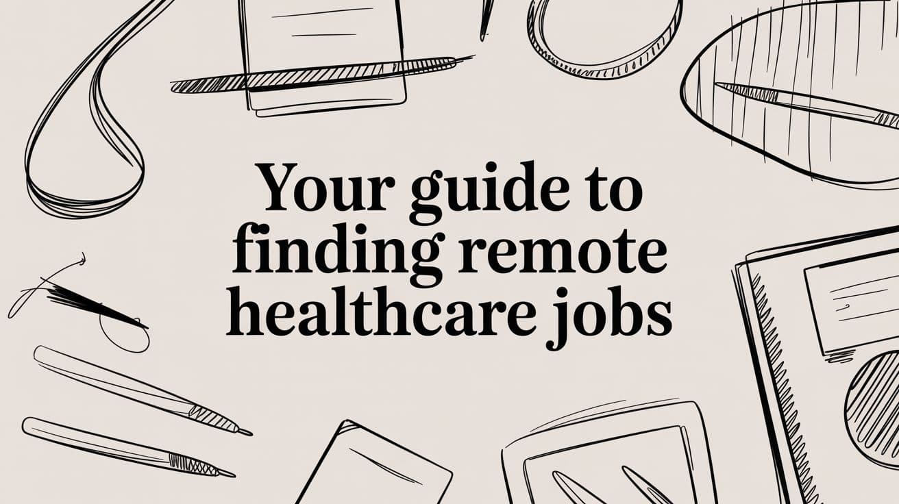 Your Guide to Finding Remote Healthcare Jobs