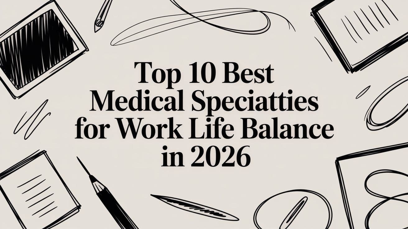 Top 10 Best Medical Specialties for Work Life Balance in 2026