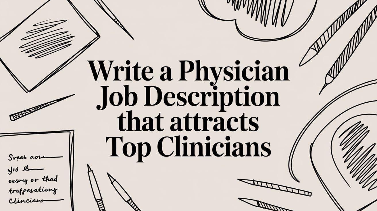 Write a Physician Job Description That Attracts Top Clinicians