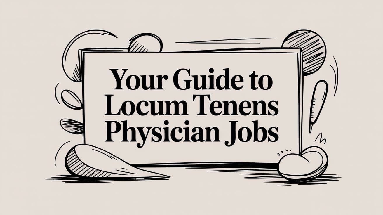 Your Guide to Locum Tenens Physician Jobs