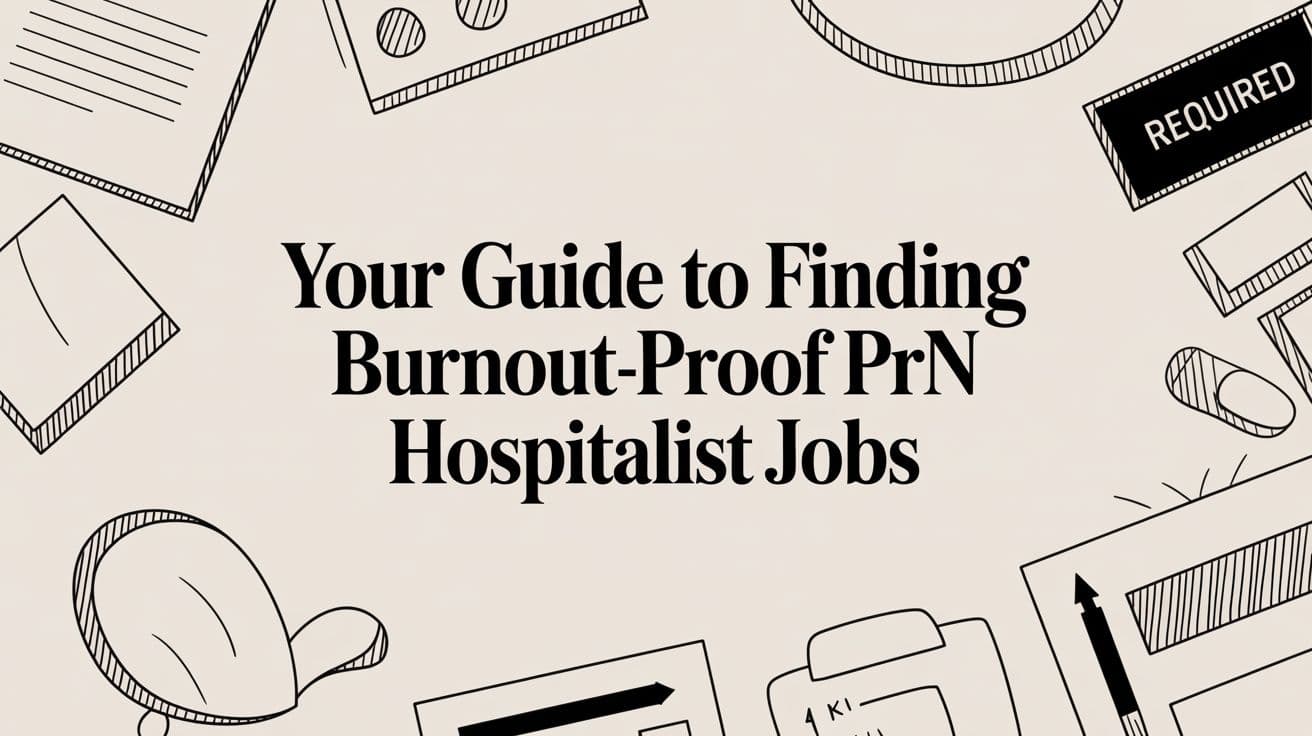 Your Guide to Finding Burnout-Proof PRN Hospitalist Jobs
