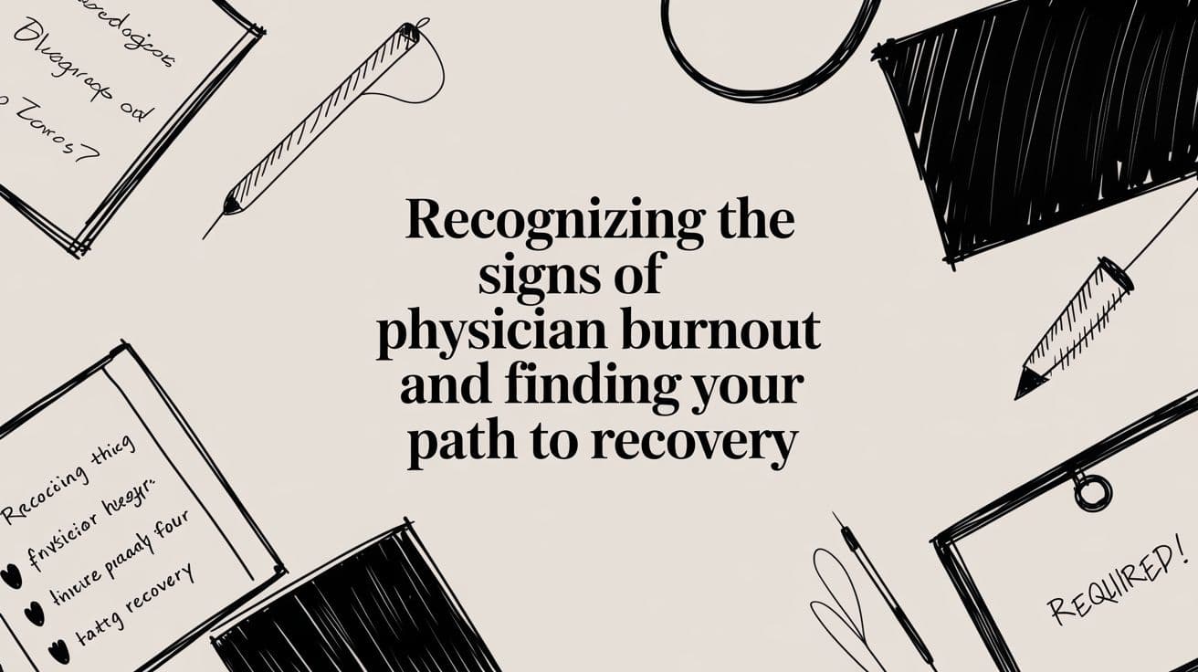 Recognizing the Signs of Physician Burnout and Finding Your Path to Recovery