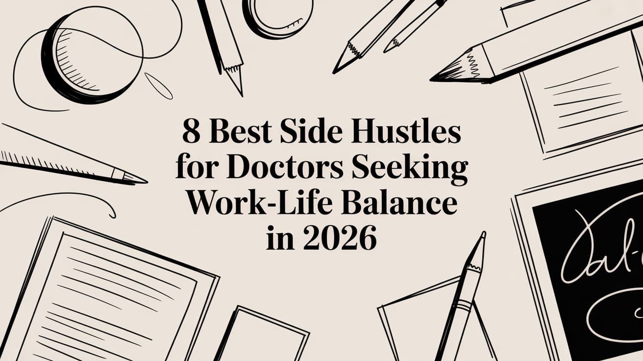 8 Best Side Hustles for Doctors Seeking Work-Life Balance in 2026