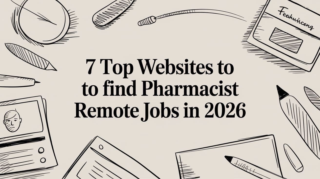 7 Top Websites to Find Pharmacist Remote Jobs in 2026