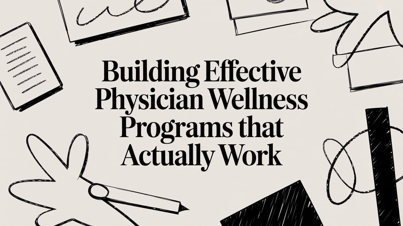 Building Effective Physician Wellness Programs That Actually Work