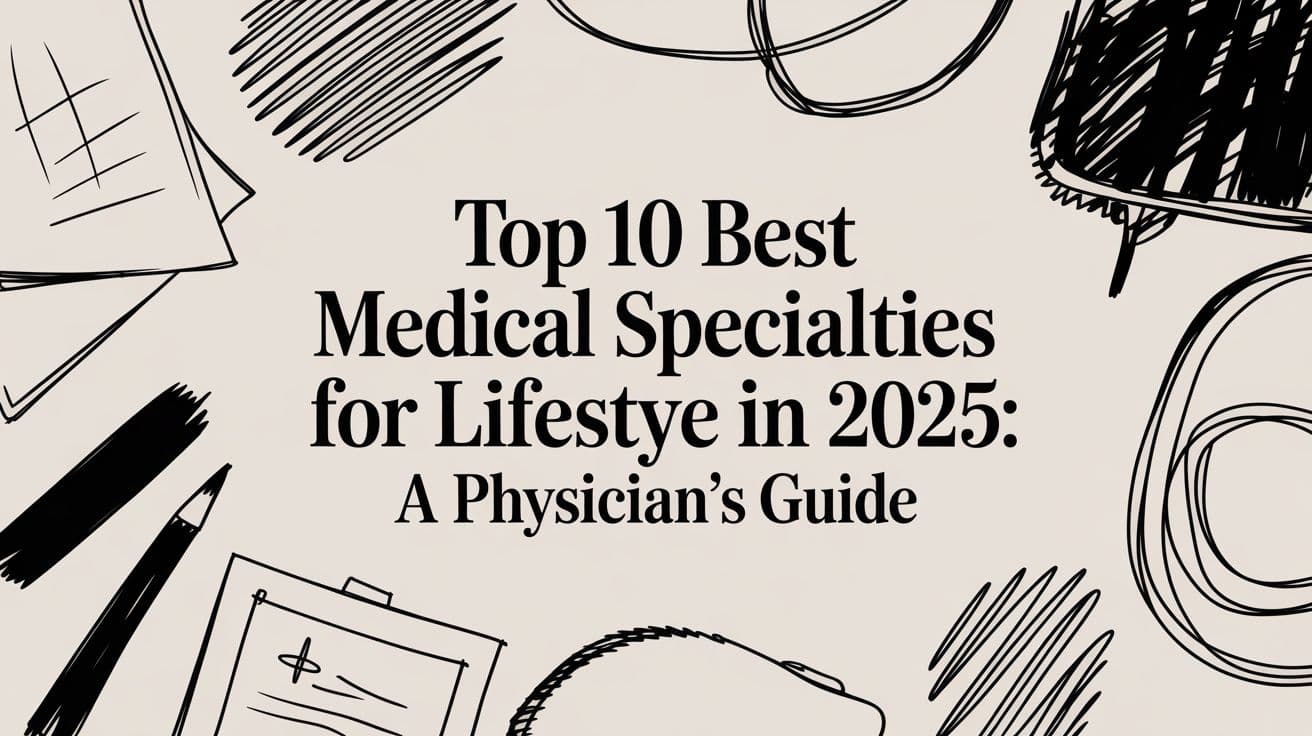 Top 10 Best Medical Specialties for Lifestyle in 2025: A Physician's Guide