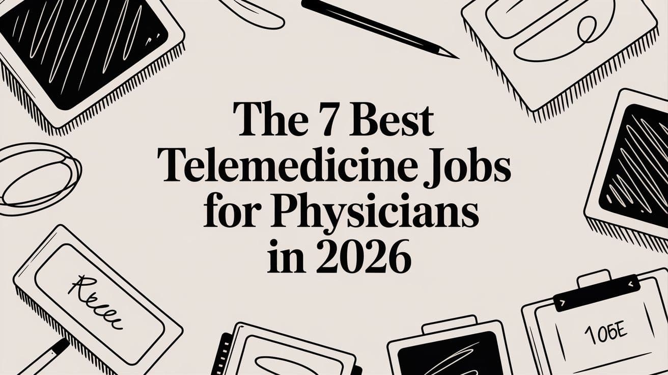 The 7 Best Telemedicine Jobs for Physicians in 2026