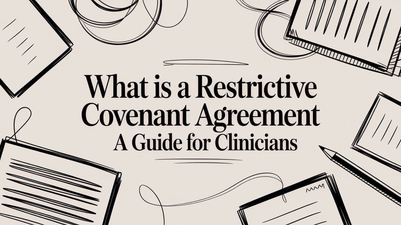 What Is a Restrictive Covenant Agreement A Guide for Clinicians