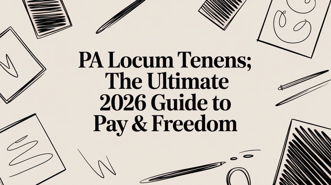 PA Locum Tenens: The Ultimate 2026 Guide to Pay & Freedom