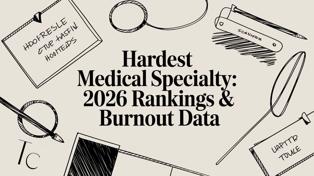 Hardest Medical Specialty: 2026 Rankings & Burnout Data