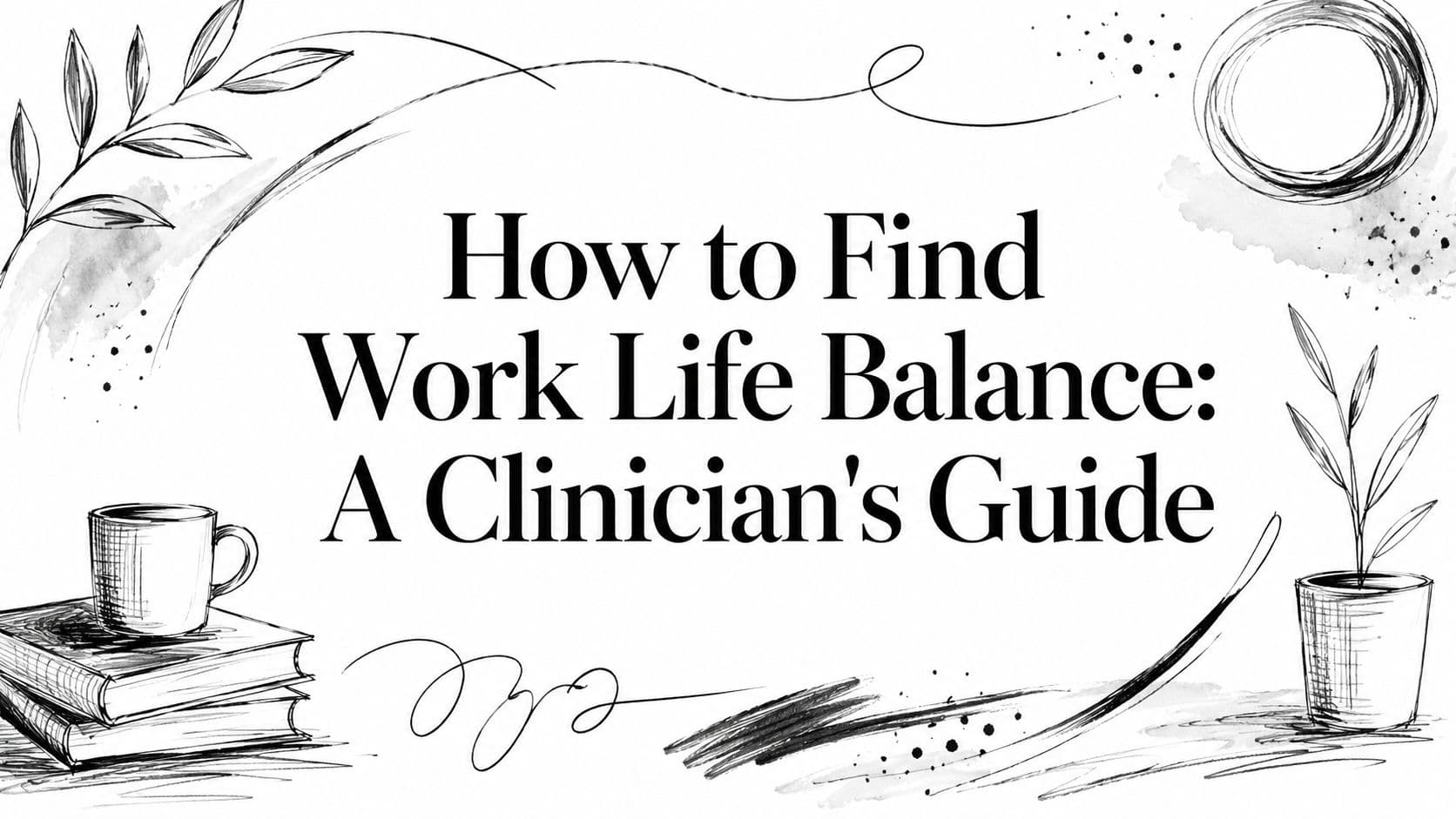 How to Find Work Life Balance: A Clinician's Guide