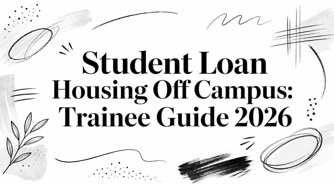 Student Loan Housing Off Campus: Trainee Guide 2026