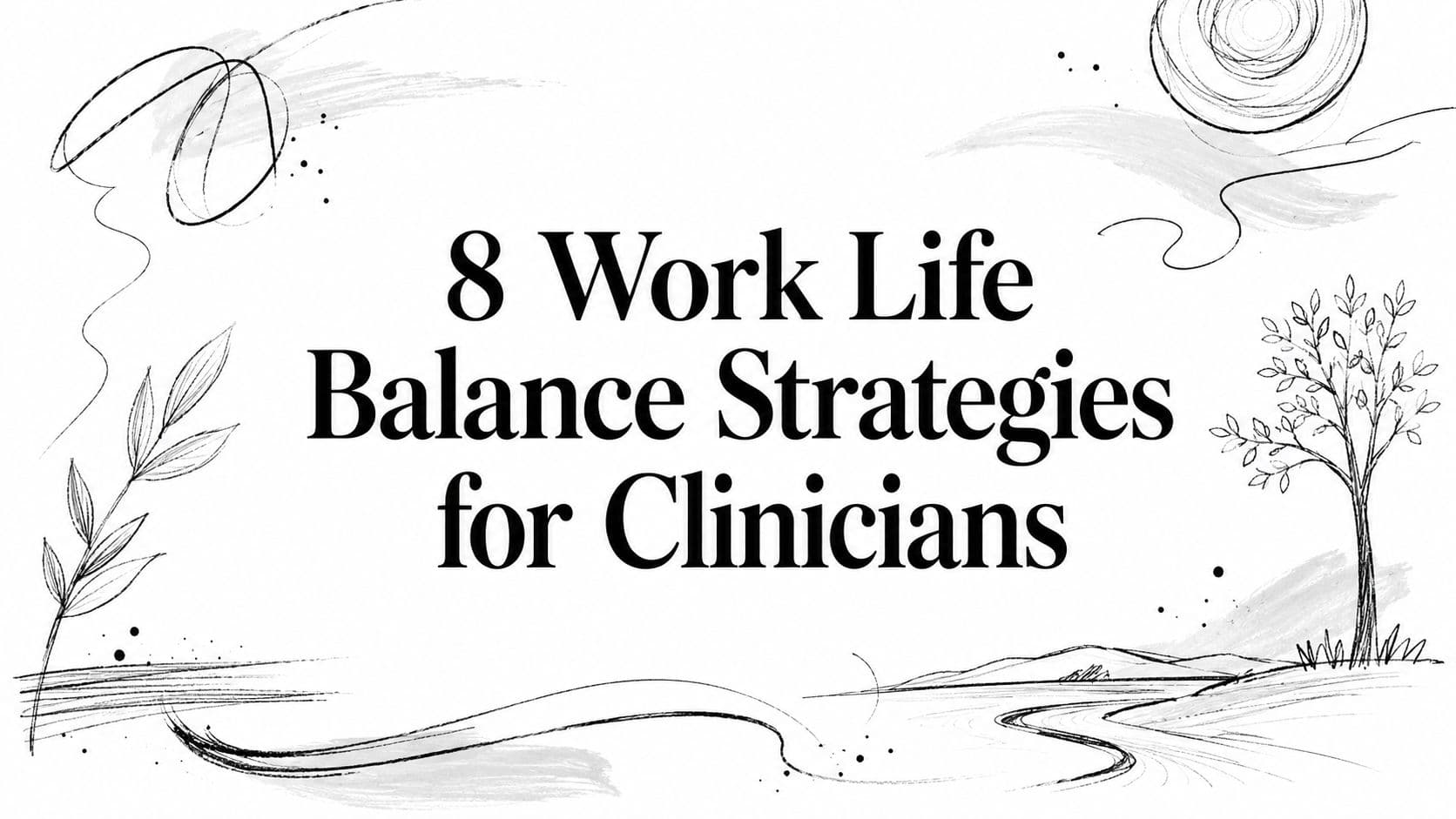 8 Work Life Balance Strategies for Clinicians