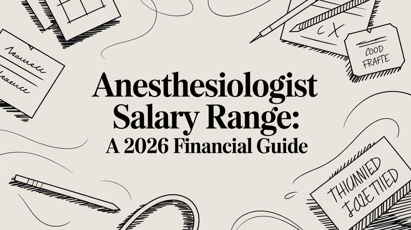 Anesthesiologist Salary Range: A 2026 Financial Guide