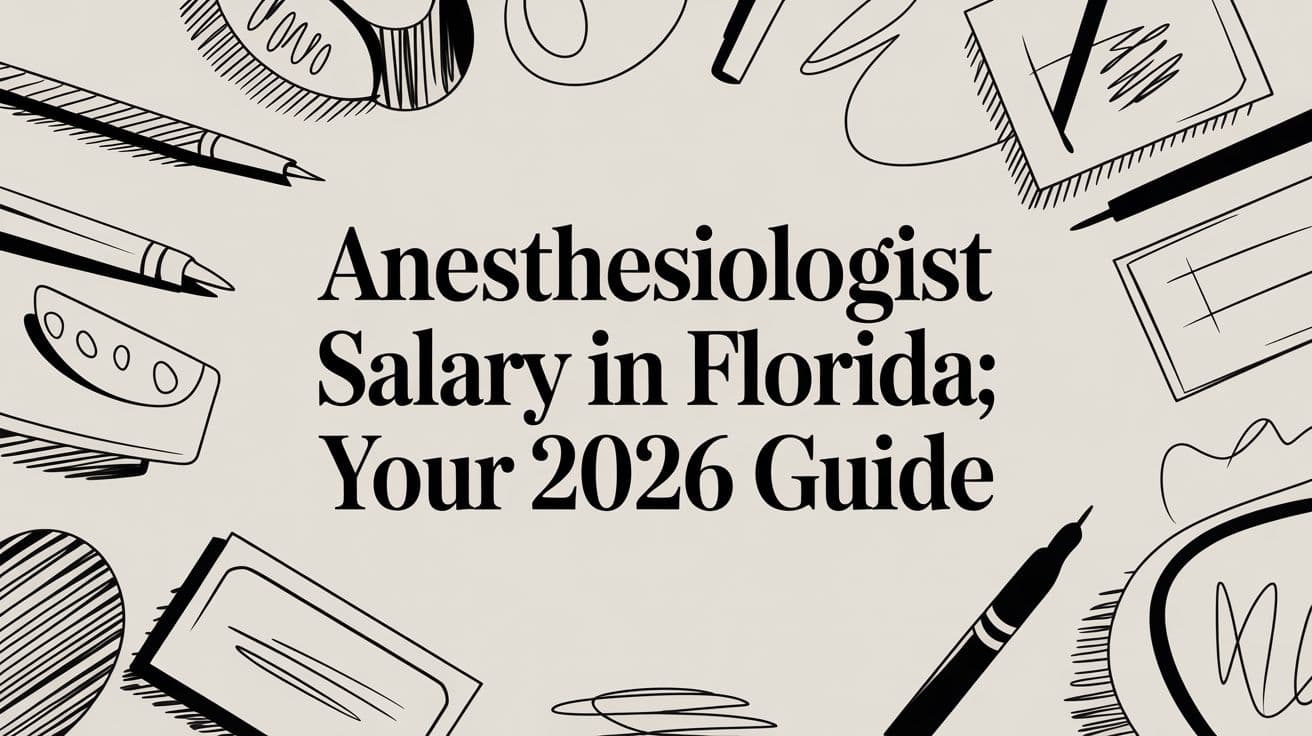 Anesthesiologist Salary in Florida: Your 2026 Guide
