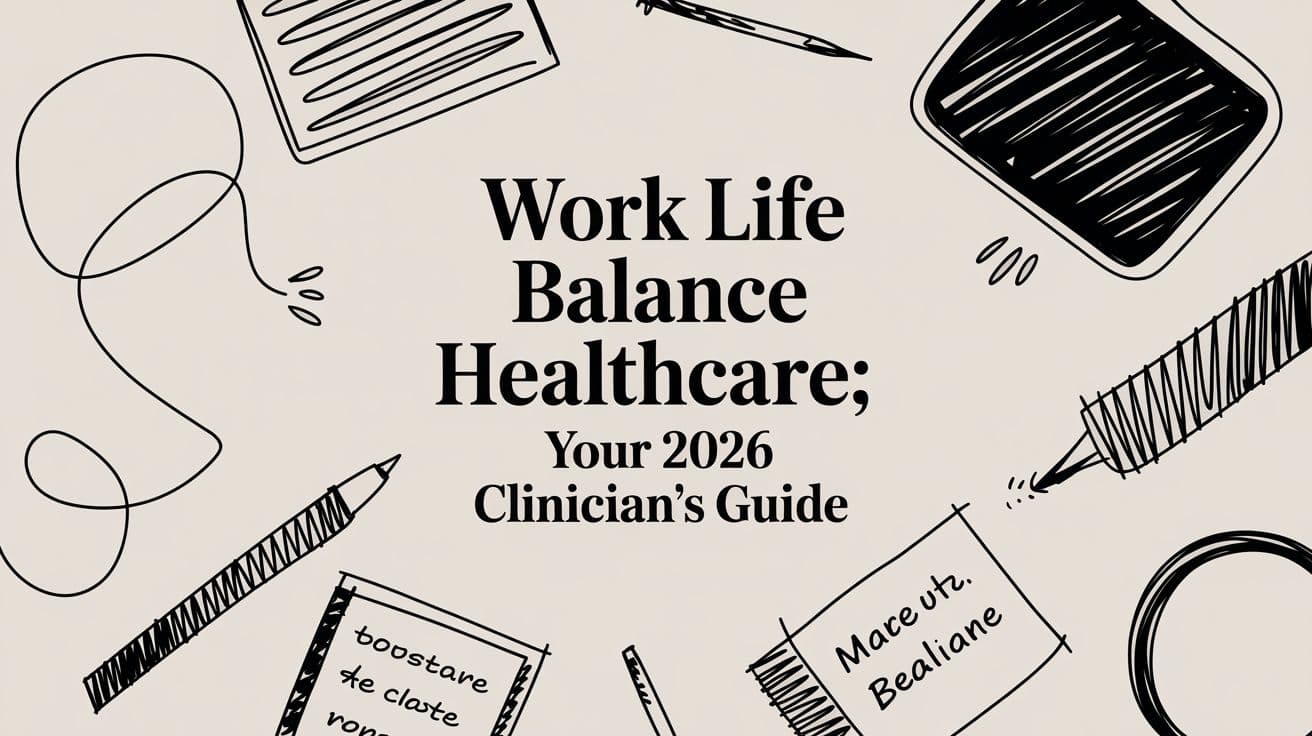 Work Life Balance Healthcare: Your 2026 Clinician's Guide