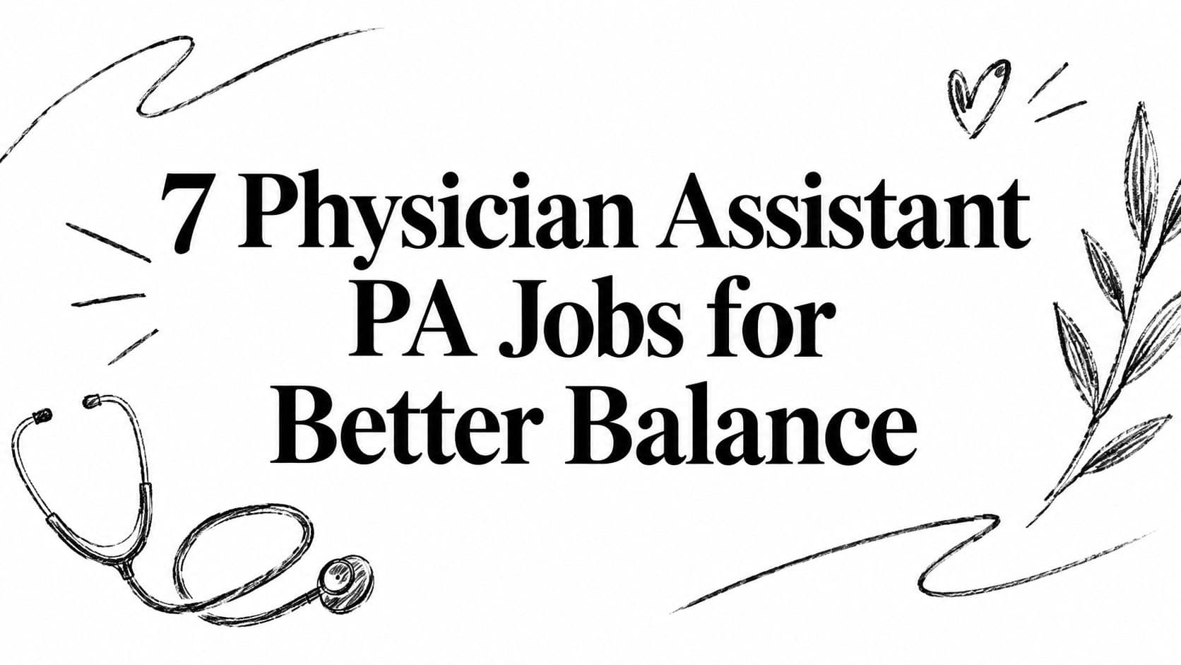 7 Physician Assistant PA Jobs for Better Balance