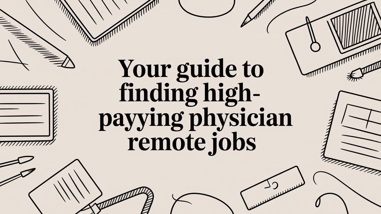 Your Guide to Finding High-Paying Physician Remote Jobs