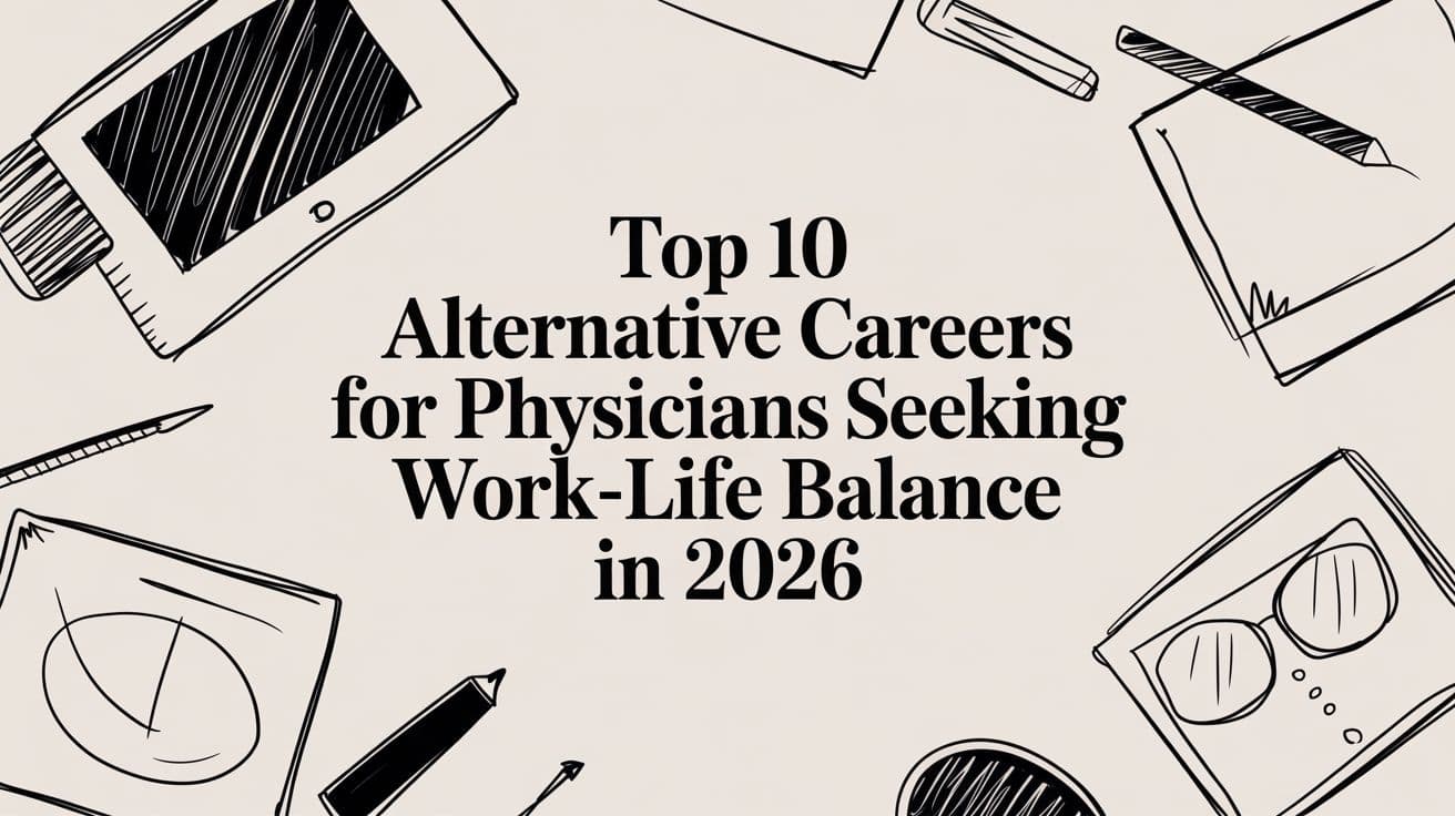 Top 10 Alternative Careers for Physicians Seeking Work-Life Balance in 2026