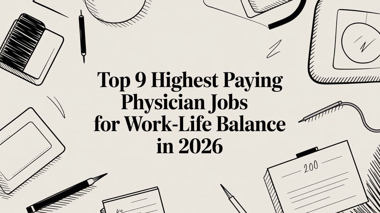 Top 9 Highest Paying Physician Jobs for Work-Life Balance in 2026