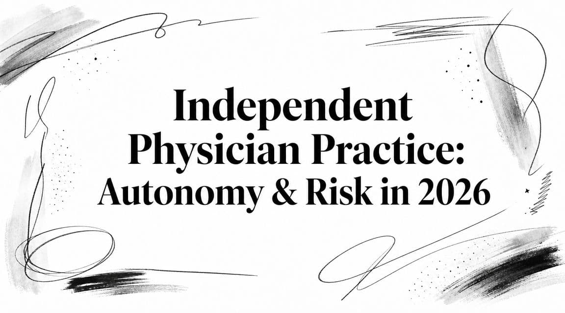 Independent Physician Practice: Autonomy & Risk in 2026