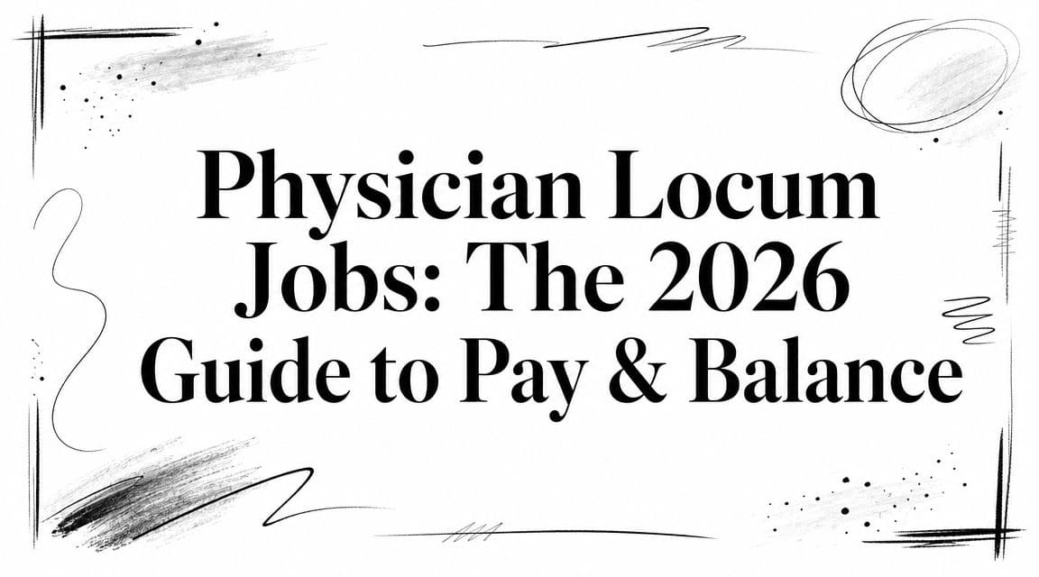 Physician Locum Jobs: The 2026 Guide to Pay & Balance