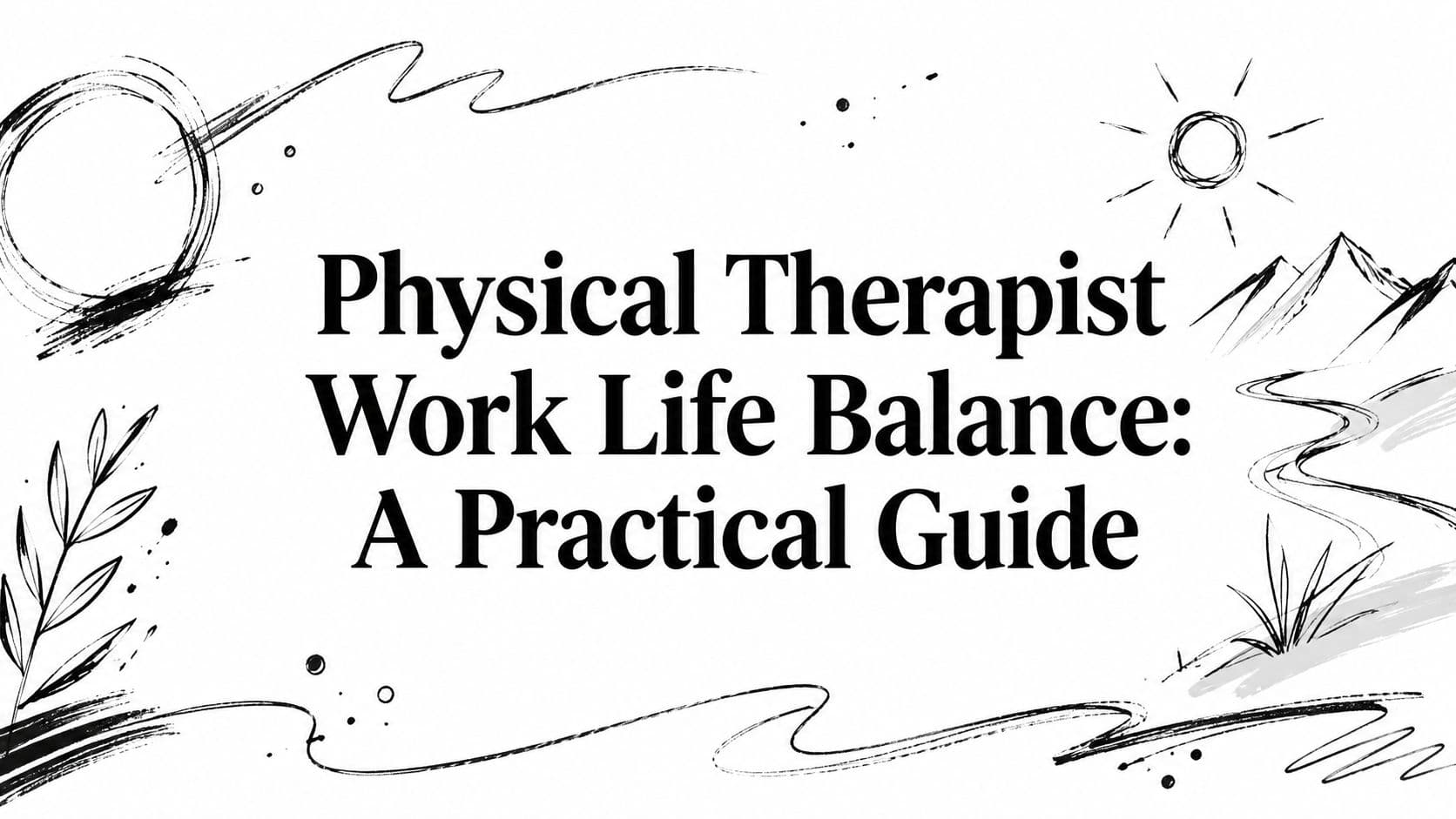 Physical Therapist Work Life Balance: A Practical Guide