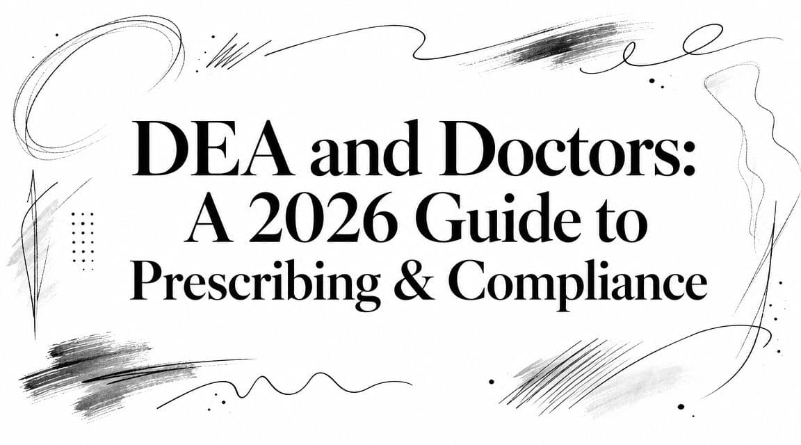 DEA and Doctors: A 2026 Guide to Prescribing & Compliance
