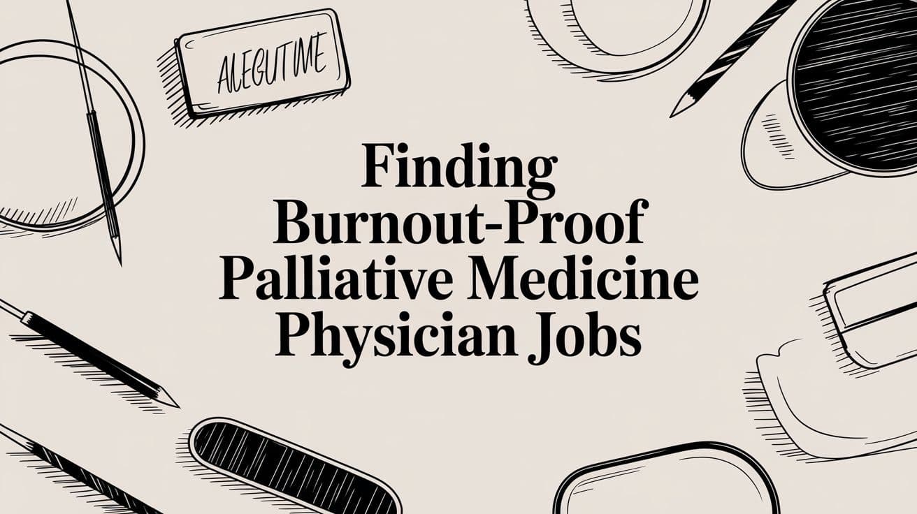 Finding Burnout-Proof Palliative Medicine Physician Jobs