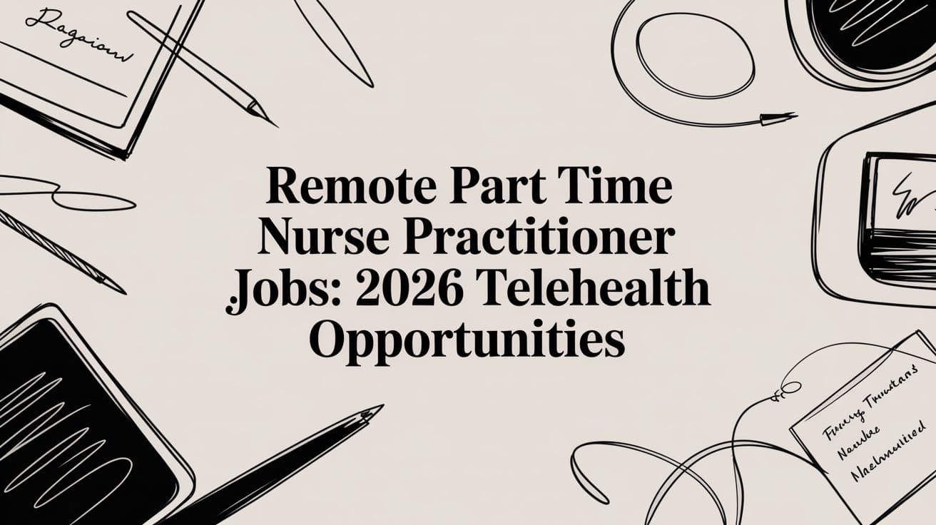 Remote Part Time Nurse Practitioner Jobs: 2026 Telehealth Opportunities