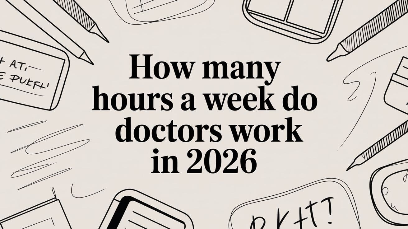 How Many Hours a Week Do Doctors Work in 2026