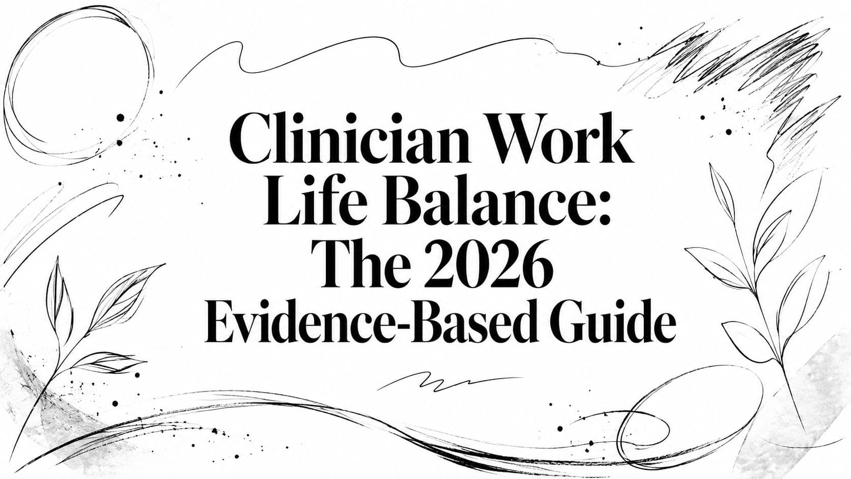 Clinician Work Life Balance: The 2026 Evidence-Based Guide