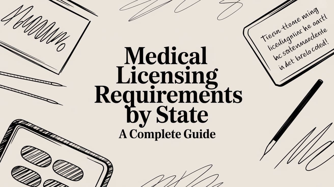 Medical Licensing Requirements by State A Complete Guide