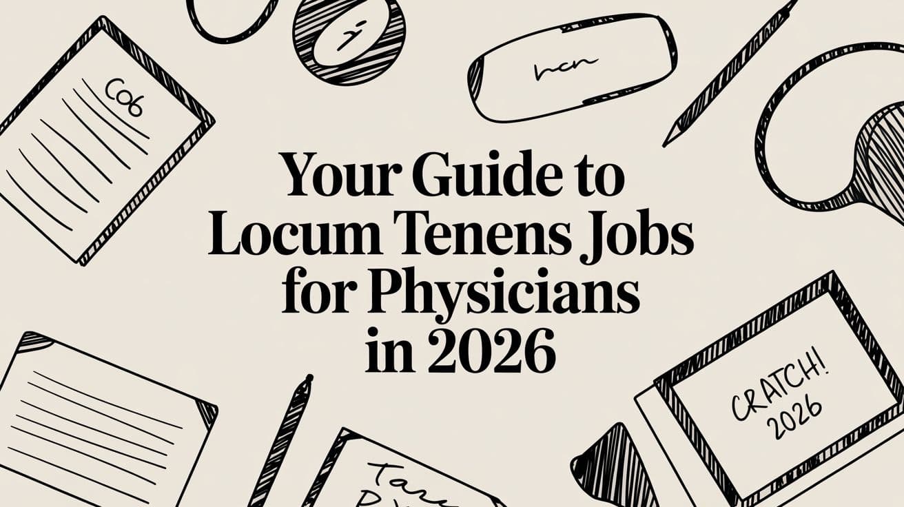 Your Guide to Locum Tenens Jobs for Physicians in 2026