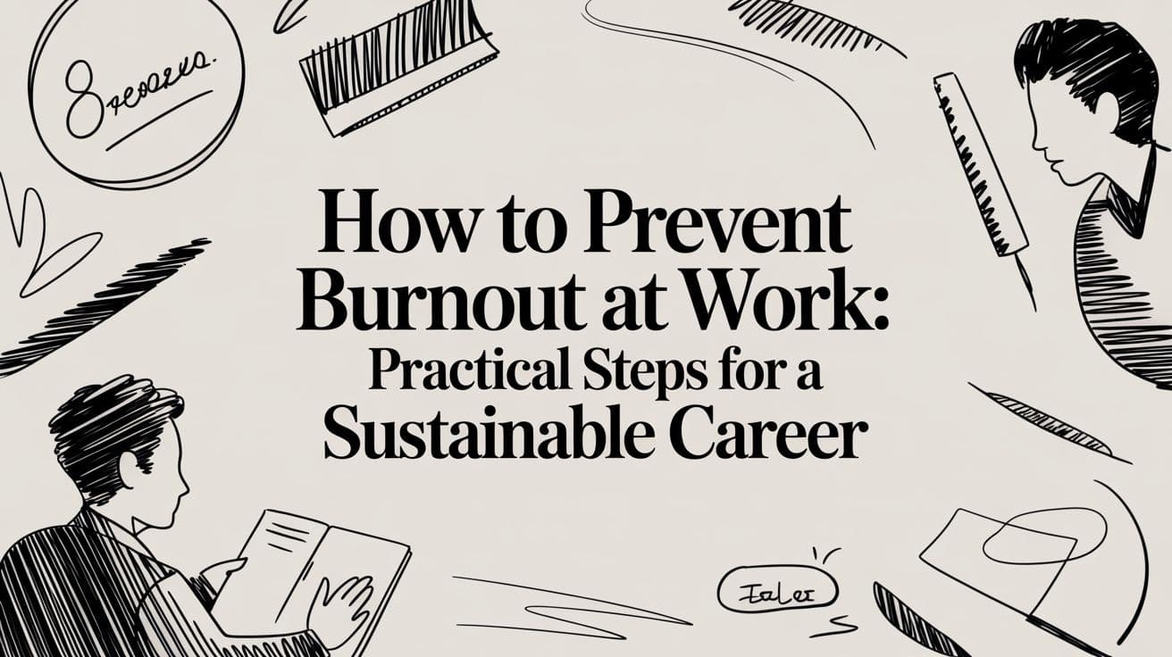 How to prevent burnout at work: Practical steps for a sustainable career