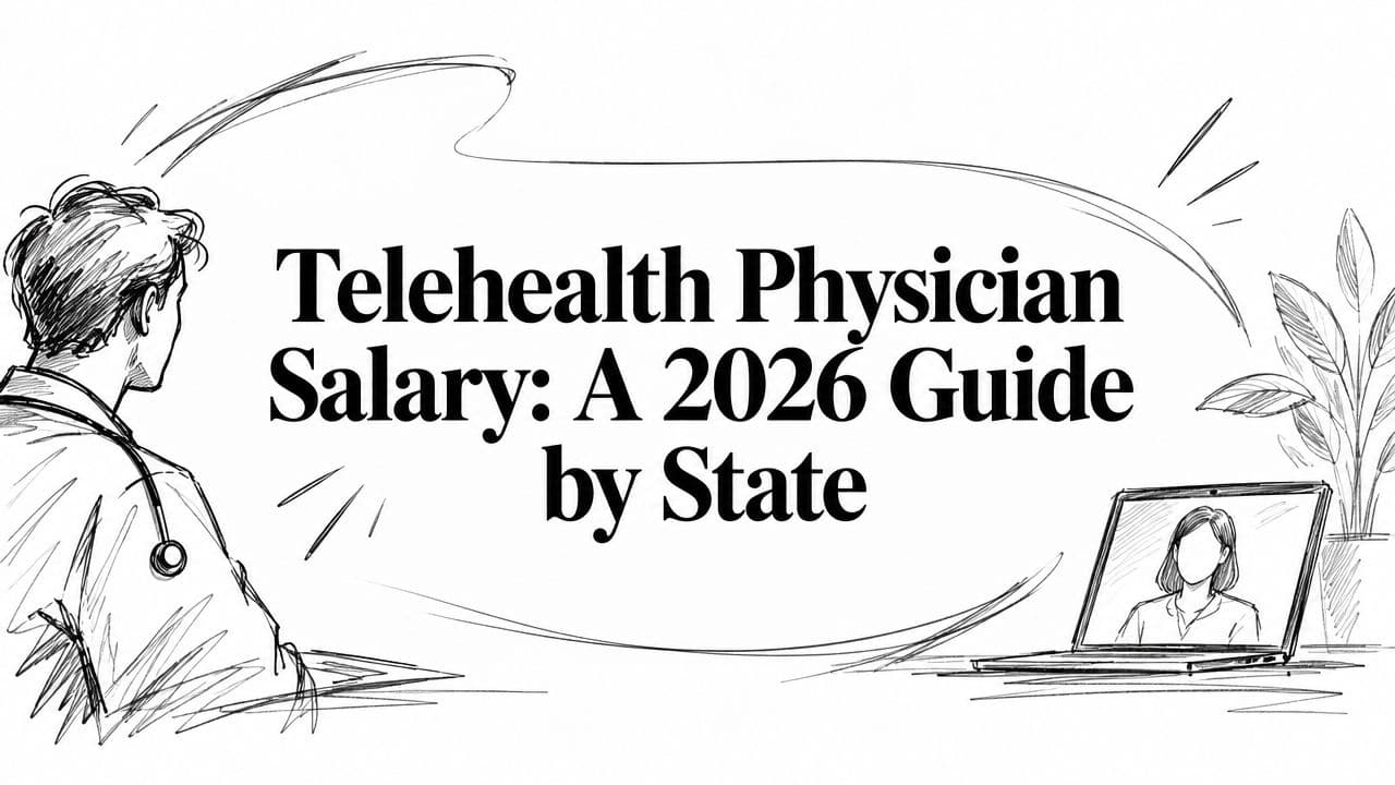 Telehealth Physician Salary: A 2026 Guide by State