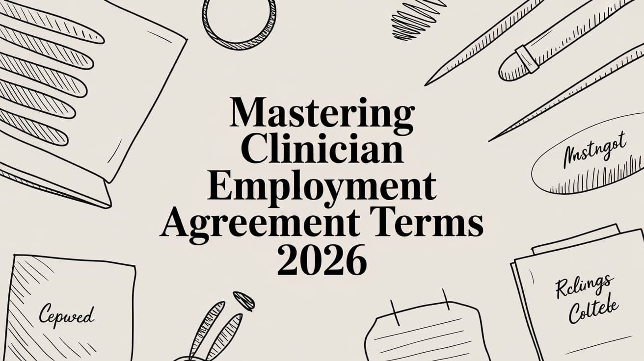 Mastering Clinician Employment Agreement Terms 2026