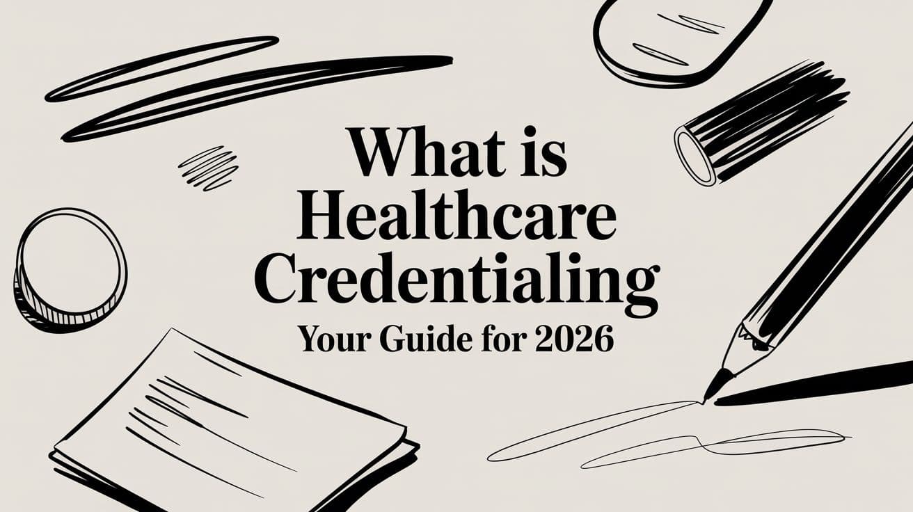 What Is Healthcare Credentialing Your Guide for 2026