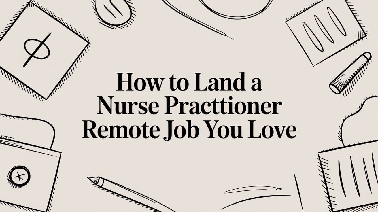 How to Land a Nurse Practitioner Remote Job You Love