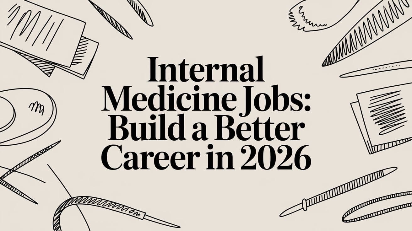 Internal Medicine Jobs: Build a Better Career in 2026