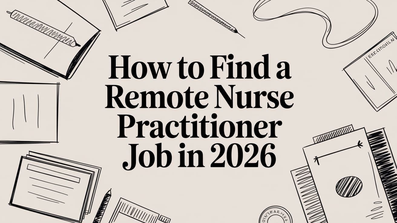 How to Find a Remote Nurse Practitioner Job in 2026