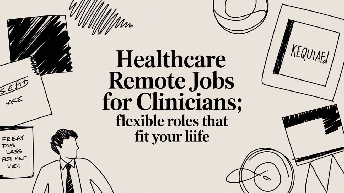 Healthcare Remote Jobs for Clinicians: Flexible Roles That Fit Your Life
