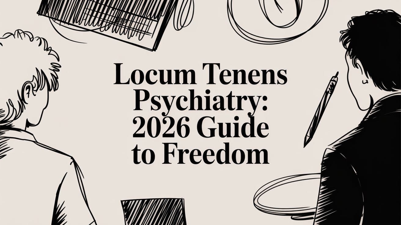 Locum Tenens Psychiatry: 2026 Guide to Freedom