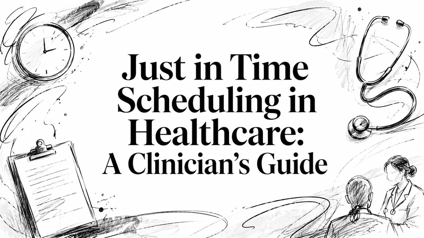 Just in Time Scheduling in Healthcare: A Clinician's Guide