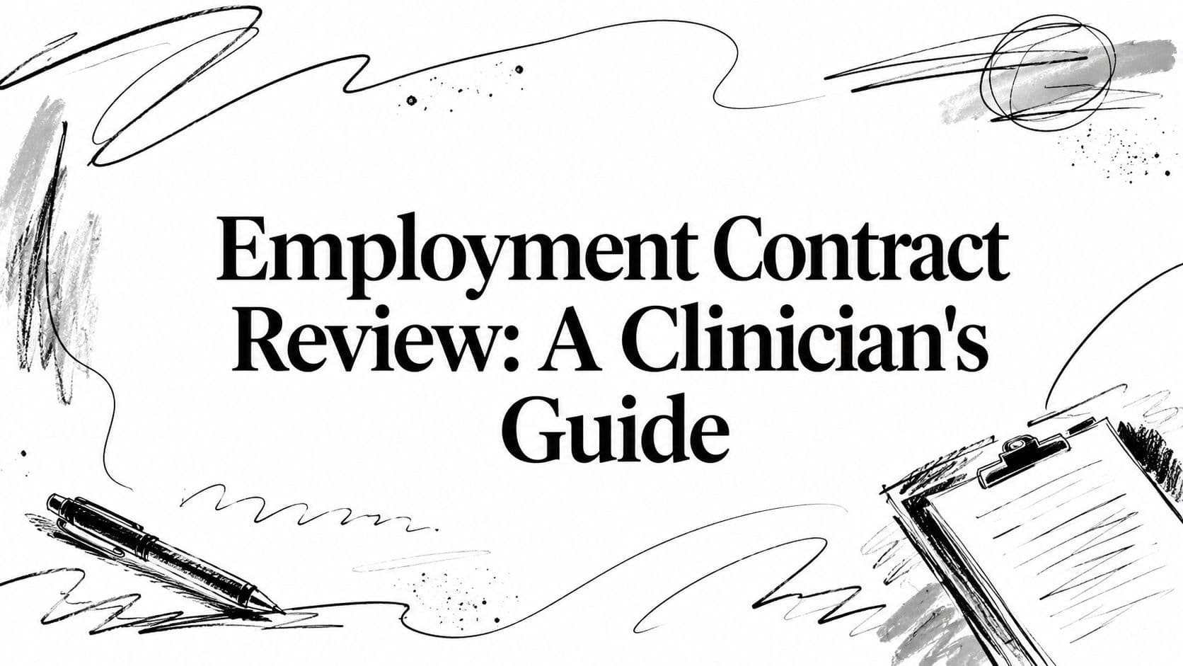 Employment Contract Review: A Clinician's Guide