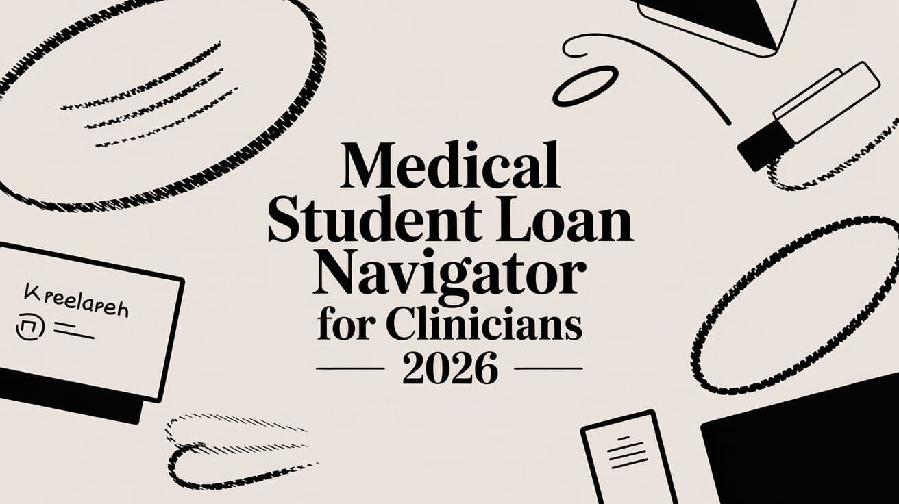Medical Student Loan Navigator for Clinicians 2026
