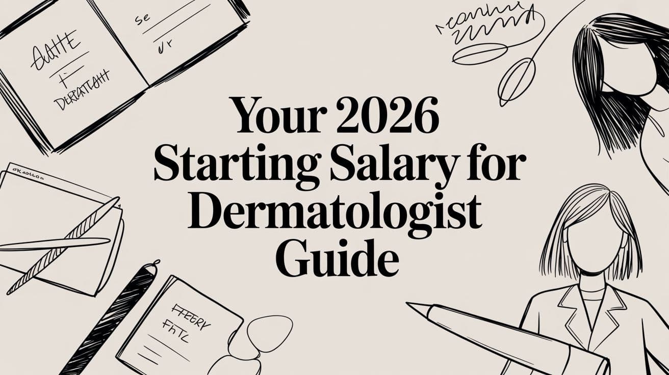 Your 2026 Starting Salary for Dermatologist Guide